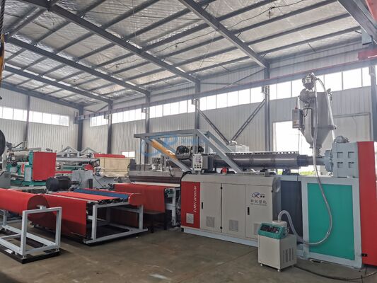 1200-5000mm Μηχανή επικάλυψης πίσω χαλιών TPR/TPE