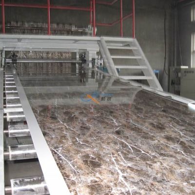 μαρμάρινο φύλλο PVC βιδών 380V 2.0g/Cm3 διπλό που κατασκευάζει τη μηχανή