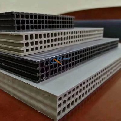 250kw ενιαία βίδα 18mm κοίλη μηχανή φύλλων PP