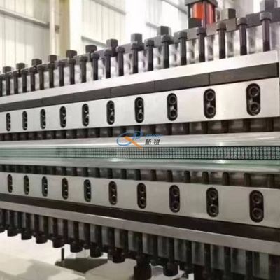 250kw ενιαία βίδα 18mm κοίλη μηχανή φύλλων PP